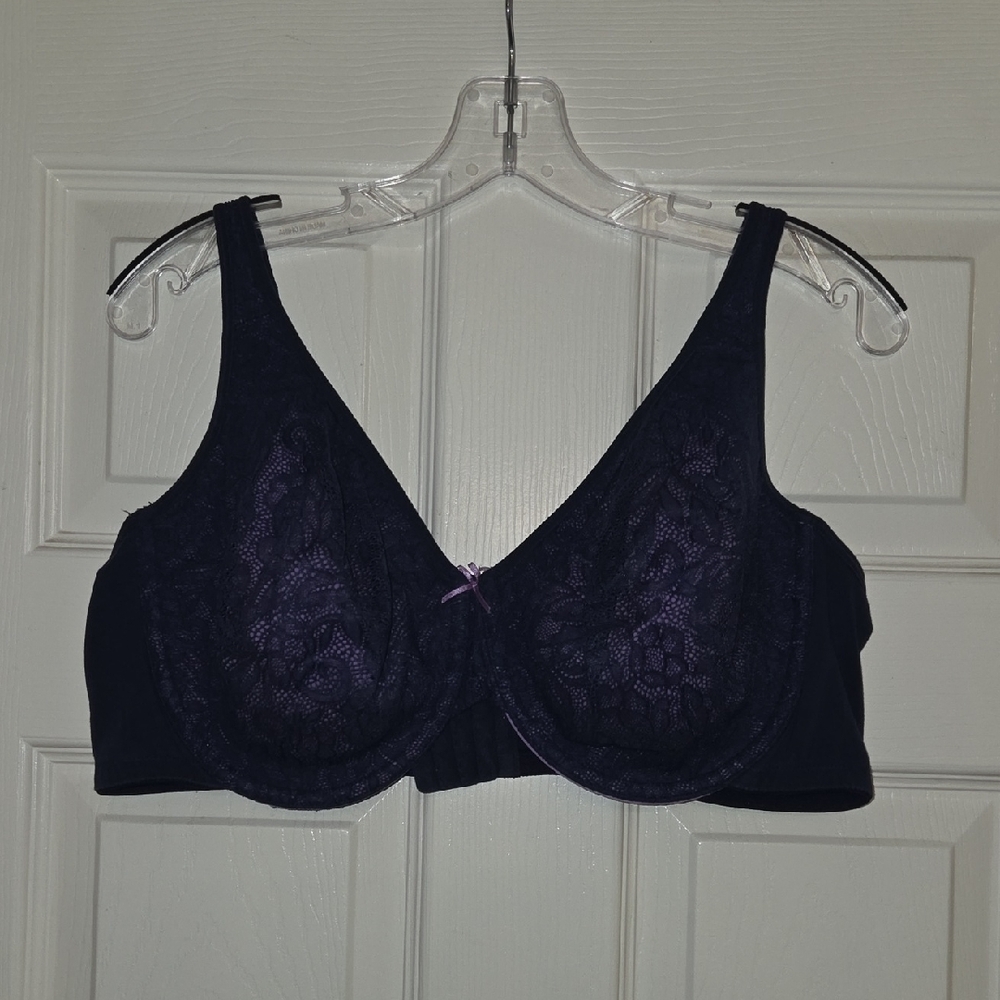 Cacique Deep Purple Lace Bra